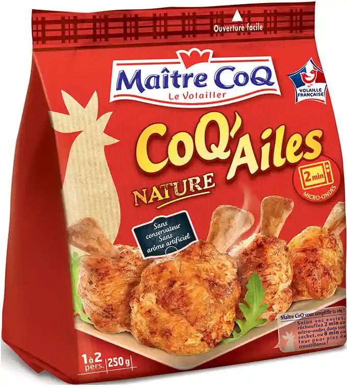 Manchons de poulet nature Maitre Coq