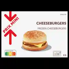 Cheese burgers mini price x6